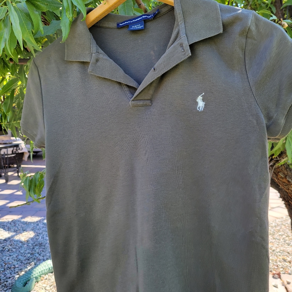 Ralph Lauren Sport Slim Fit Polo Womens Size Large